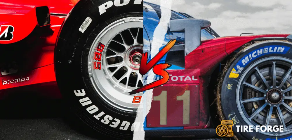 Bridgestone vs Michelin Banner