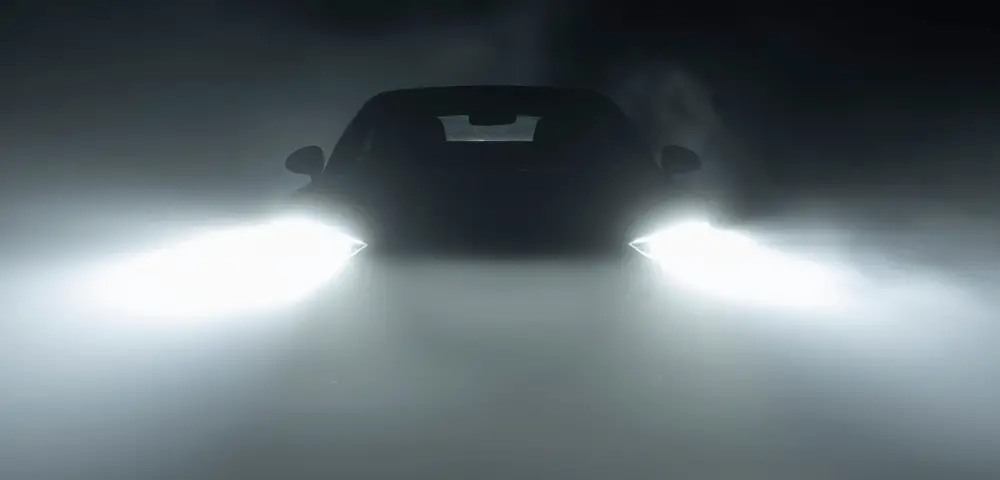 Headlight in fog