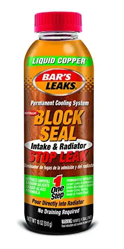 Bar's Leaks Block Seal Liquid Copper Intake and Radiator Stop Leak